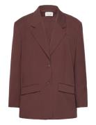 Paulagz Oz Blazer Blazers Single Breasted Blazers Burgundy Gestuz