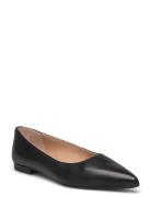 Londyn Burnished Leather Ballet Flat Ballerinasko Ballerinaer Black La...