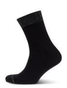 Erina Wool Rib Socks Lingerie Socks Regular Socks Black Mp Denmark