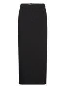 Vmgabrielle Hw Maxi Skirt Vma Langt Skjørt Black Vero Moda