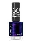 Rimmel 60 Seconds Nail Polish 563 Midnight Rush Neglelakk Sminke Purpl...