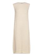 Srhennie Knit Dress Dresses Knitted Dresses Beige Soft Rebels