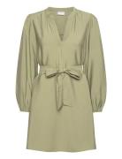 Vipandy L/S Short Dress - Noos Kort Kjole Khaki Green Vila