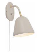 Fleur/Wall Home Lighting Lamps Wall Lamps Beige Nordlux