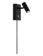 Omari/Wall Home Lighting Lamps Wall Lamps Black Nordlux