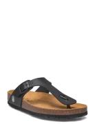 Annie Flate Sandaler Black Axelda