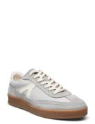 Liga - Light Grey Leather Mix Lave Sneakers Grey Garment Project