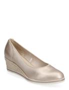 Women Court Sho Sko Wedge Gold Tamaris