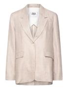 Valentina Blazer Blazers Single Breasted Blazers Beige Twist & Tango