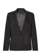 Ivy-Alice Essential Blazer Blazers Single Breasted Blazers Black IVY C...