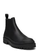 Boots - Flat Støvletter Chelsea Boot Black ANGULUS