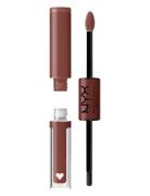 Shine Loud Pro Pigment Lip Shine Lipgloss Sminke Brown NYX Professiona...