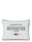 Beach Club Small Embroidered Organic Cotton Pillow Home Textiles Cushi...