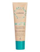 Matte Oil-Control Foundation Spf20 Foundation Sminke LUMENE