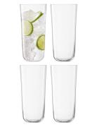 Arc Highball Set 4 Home Tableware Glass Drinking Glass Nude LSA Intern...