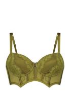 Amelie Pd Ll Lingerie Bras & Tops Wired Bras Green Hunkemöller