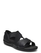 Right Nina Flate Sandaler Black Camper