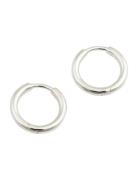 Beloved Fat Small Hoops Accessories Jewellery Earrings Hoops Silver Sy...