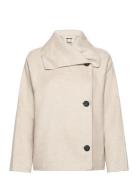 Tiaraiw Short Coat Ulljakke Jakke Cream InWear