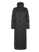 Diamond-Quilted Maxi Down Coat Fôret Kåpe Black Lauren Ralph Lauren