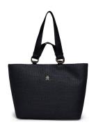 Th City Mono Tote Shopper Veske Black Tommy Hilfiger