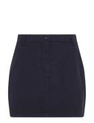 Cotton Gmd Chino Skirt Kort Skjørt Navy Tommy Hilfiger