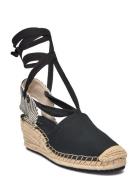 Luliza Espadrille Sandal Med Hæl Espadrilles Black GANT