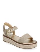 Richie Espadrille Flate Sandaler Gold Michael Kors