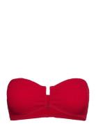 Blake Bandeau Baywatch Red Eco Swimwear Bikinis Bikini Tops Bandeau Bi...