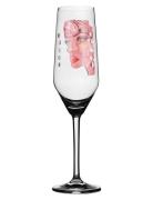 Champagneglass Moonlight Queen Pink Home Tableware Glass Champagne Gla...