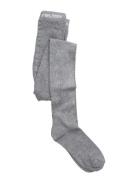 Tights, Bamboo Solid Basic Tights Grey Melton