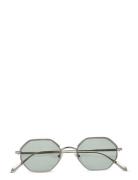 Sunrise Green Solbriller Silver Corlin Eyewear