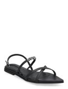 Ellye_Sandal_Nalg Flate Sandaler Black HUGO