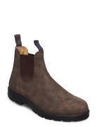 Bl 584 Warm & Dry Chelsea Boot Støvletter Chelsea Boot Brown Blundst