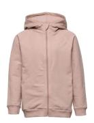 Hoodie W. Zipper Tops Sweat-shirts & Hoodies Hoodies Pink En Fant