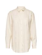 Shirt Ls Tops Shirts Long-sleeved Cream Rosemunde