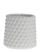 Dotsie Flower Pot Home Decoration Flower Pots White Lene Bjerre