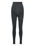 Flattering Maternity Tights Sport Running-training Tights Black Röhnis...