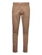 Luca Slim Chino Pant Gots/Vegan Bottoms Trousers Chinos Brown Knowledg...