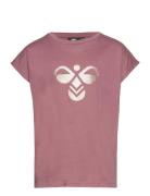 Hmldiez T-Shirt S/S Sport T-shirts Short-sleeved Pink Hummel