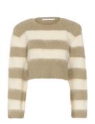 Safigz Pullover Tops Knitwear Jumpers Beige Gestuz