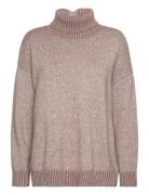 Srkira Rollneck Knit Tops Knitwear Turtleneck Brown Soft Rebels