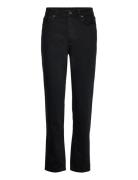 Breezy Britt Bottoms Jeans Straight-regular Black Nudie Jeans