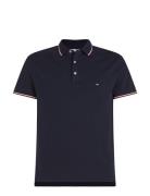 1985 Rwb Tipped Slim Polo Tops Polos Short-sleeved Navy Tommy Hilfiger