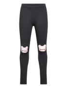 Leggings Br Kneepatch Pile Be Bottoms Leggings Black Lindex