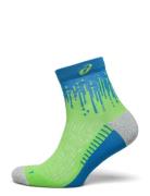 Performance Run Sock Quarter Sport Socks Regular Socks Green Asics