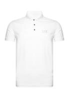 Jerseywear Tops Polos Short-sleeved White EA7