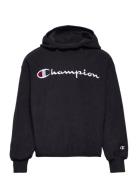 Hooded Sweatshirt Sport Sweat-shirts & Hoodies Hoodies Black Champion