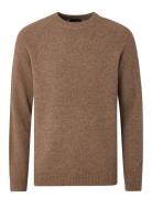 Felix D Gal Sweater Tops Knitwear Round Necks Brown Lexington Clothing