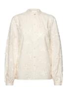 Jonny Tops Blouses Long-sleeved Cream Fabienne Chapot